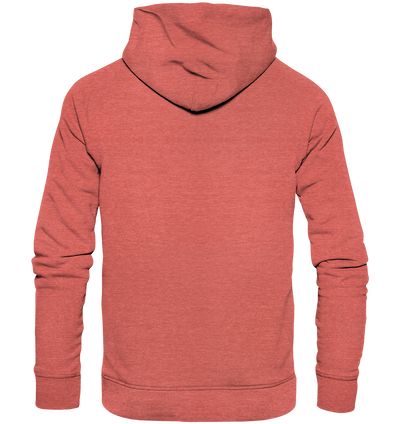 Abfahrt - Organic Hoodie - Wunschtext