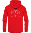 Yoga Aussicht - Organic Hoodie - Wunschtext