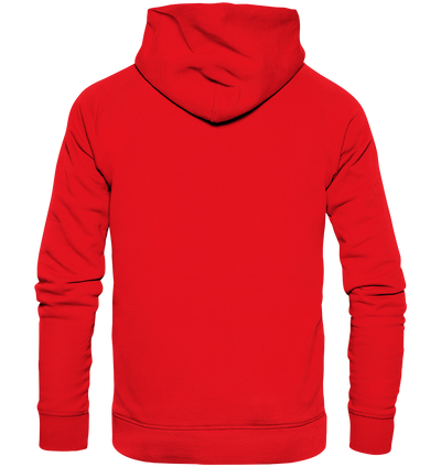 Abfahrt - Organic Hoodie - Wunschtext