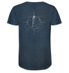 Leuchtturm Kompass - Organic Shirt Meliert