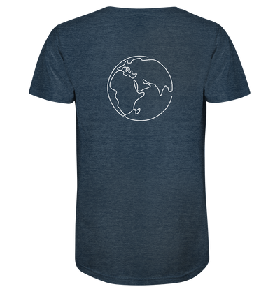 Weltbürger - Organic Shirt Meliert