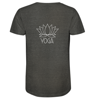 Yoga Lotus - Organic Shirt Meliert