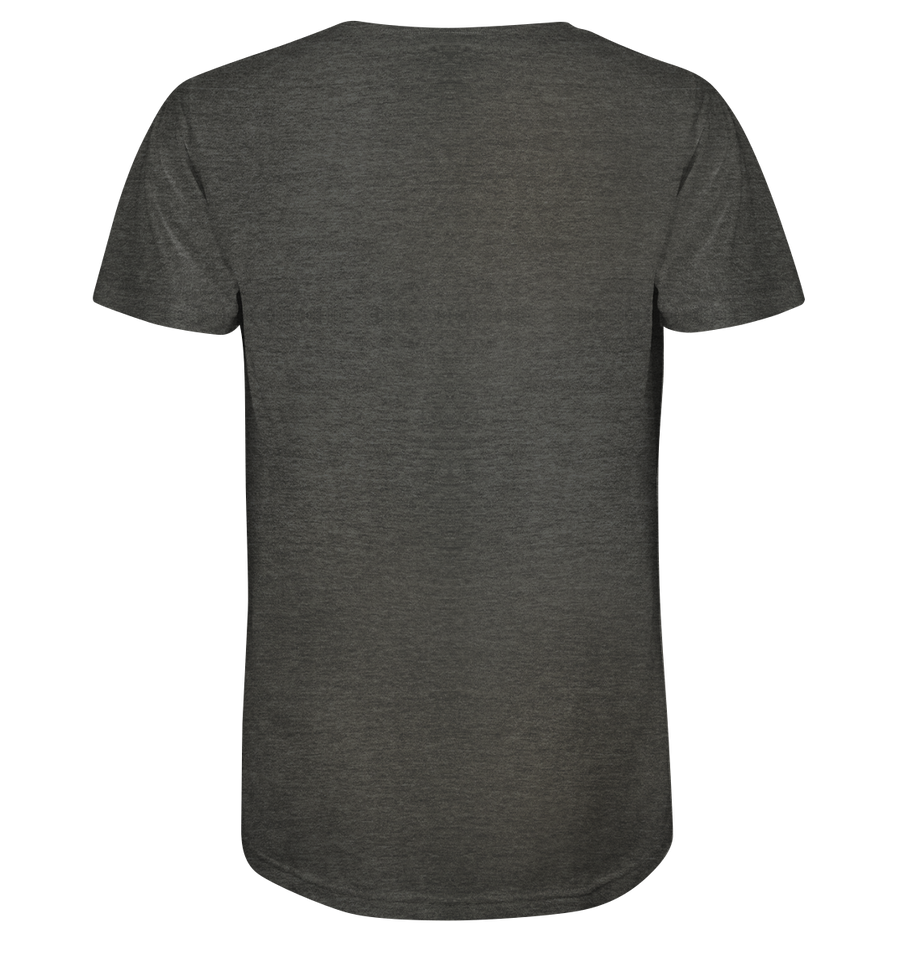 Leidenschaftlicher Kraxler - Organic Shirt Meliert - Wunschtext