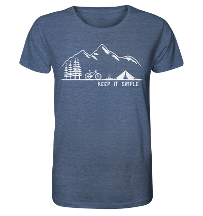 Keep it Simple - Mountainbike - Organic Shirt Meliert