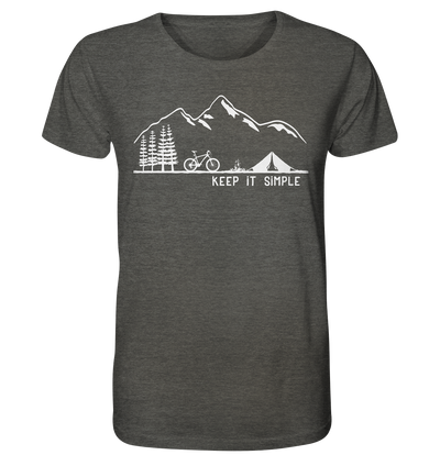 Keep it Simple - Mountainbike - Organic Shirt Meliert
