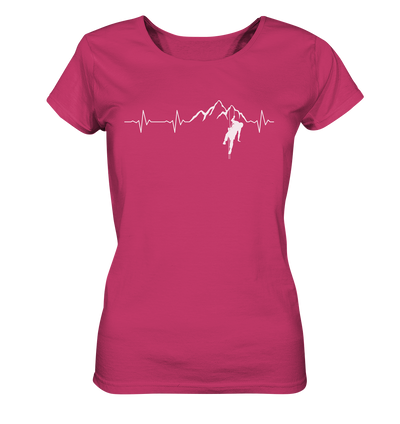 Herzschlag Klettern - Ladies Organic Shirt