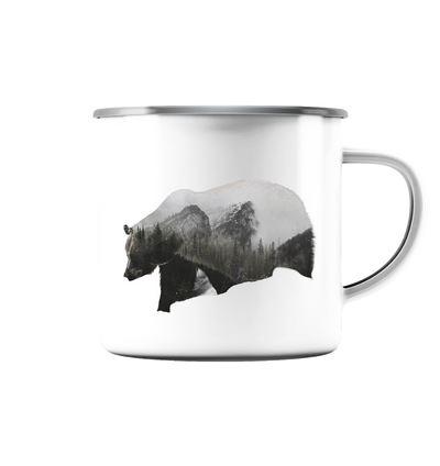 Grizzley - Emaille Tasse