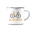 All Ass No Gas - Emaille Tasse