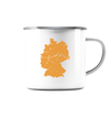 Herzschlag Berge - Deutschland - Emaille Tasse