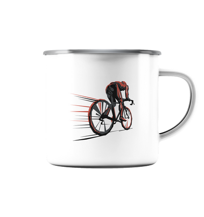 Cyclomaniac - Emaille Tasse