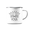 Yoga Lotus - Emaille Tasse