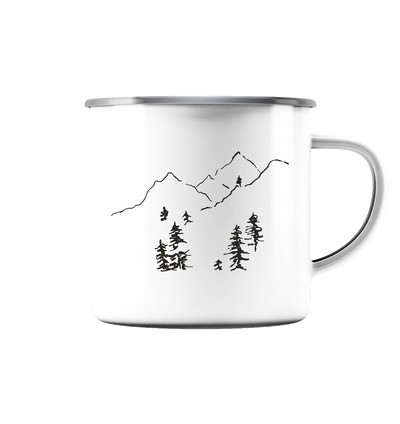 Into The Wild - Emaille Tasse