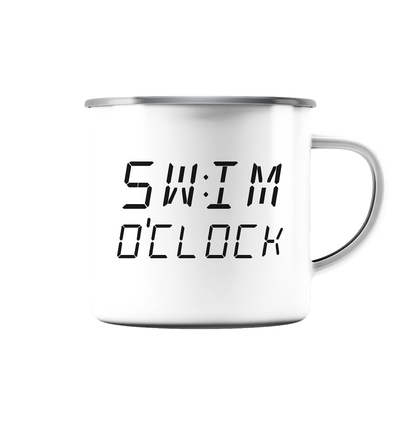 SW:IM O’CLOCK - Emaille Tasse