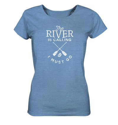 The River is Calling - Ladies Organic Shirt Meliert