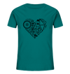 Mountainbike Herz - Kids Organic Shirt