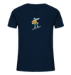 Pixelart Snowboarder - Kids Organic Shirt