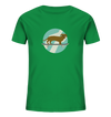 Dackel fährt Longboard - Kids Organic Shirt