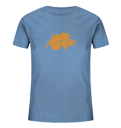 Herzschlag Berge - Schweiz - Kids Organic Shirt