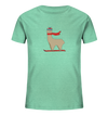 Alpaca fährt Ski - Kids Organic Shirt