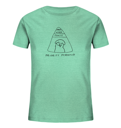 erste Priorität: Hund - Kids Organic Shirt