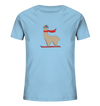 Alpaca fährt Ski - Kids Organic Shirt