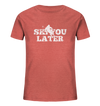 Ski you later - Kids Organic Shirt