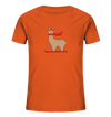 Alpaca fährt Ski - Kids Organic Shirt