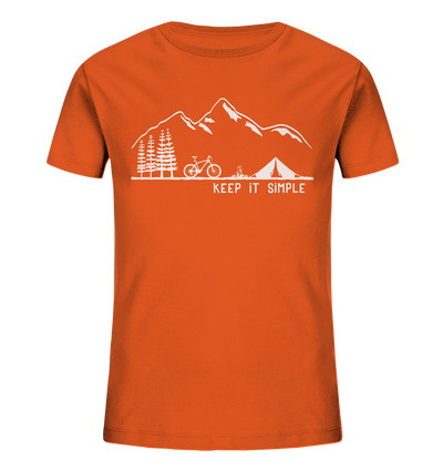 Keep it Simple - Mountainbike - Kids Organic Shirt