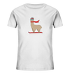 Alpaca fährt Ski - Kids Organic Shirt