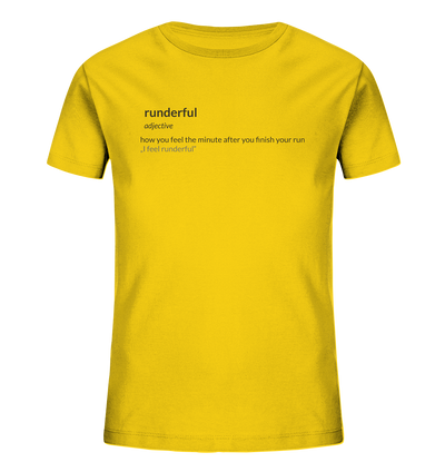 I feel Runderful - Kids Organic Shirt