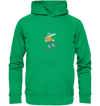 Pixelart Snowboarder - Kids Premium Hoodie