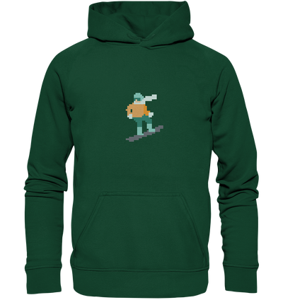 Pixelart Snowboarder - Kids Premium Hoodie