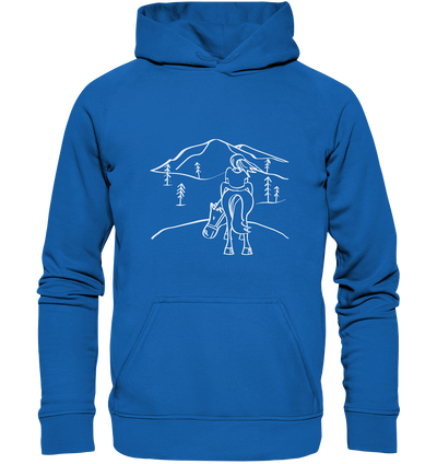 Aussicht mit meinem Pferd - Kids Premium Hoodie