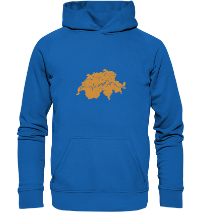 Herzschlag Berge - Schweiz - Kids Premium Hoodie