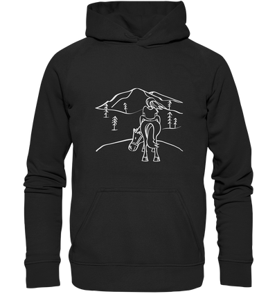 Aussicht mit meinem Pferd - Kids Premium Hoodie