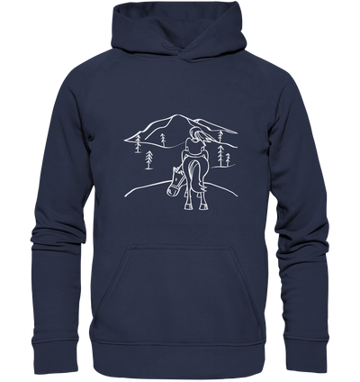 Aussicht mit meinem Pferd - Kids Premium Hoodie