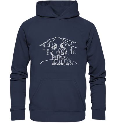 Aussicht mit unserem Hund - Kids Premium Hoodie