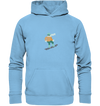 Pixelart Snowboarder - Kids Premium Hoodie