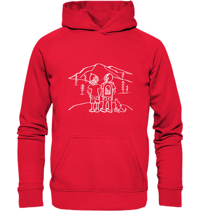 Aussicht mit unserem Hund - Kids Premium Hoodie