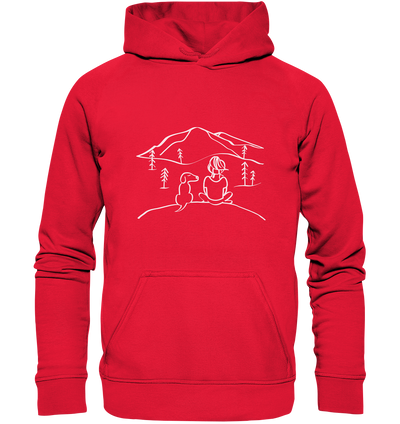 Aussicht mit meinem Hund - Kids Premium Hoodie