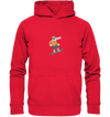 Pixelart Snowboarder - Kids Premium Hoodie