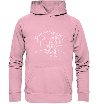 Aussicht mit meinem Pferd - Kids Premium Hoodie