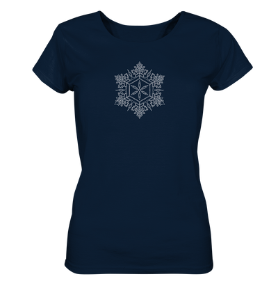 Schneeflocken Mandala - Ladies Organic Shirt