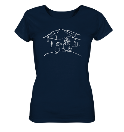 Aussicht mit meinem Hund - Ladies Organic Shirt