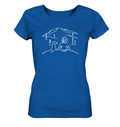 Aussicht mit meinem Hund - Ladies Organic Shirt