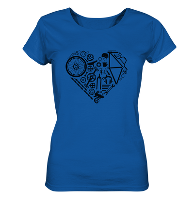 Mountainbike Herz - Ladies Organic Shirt