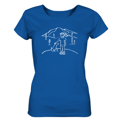 Aussicht mit meinem Hund - Ladies Organic Shirt