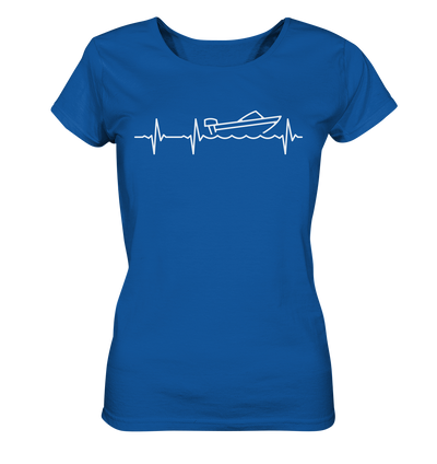 Herzschlag Motorboot - Ladies Organic Shirt
