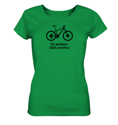 0% Emission 100% Emotion - Ladies Organic Shirt