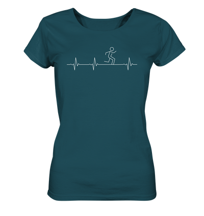 Herzschlag Laufen - Ladies Organic Shirt